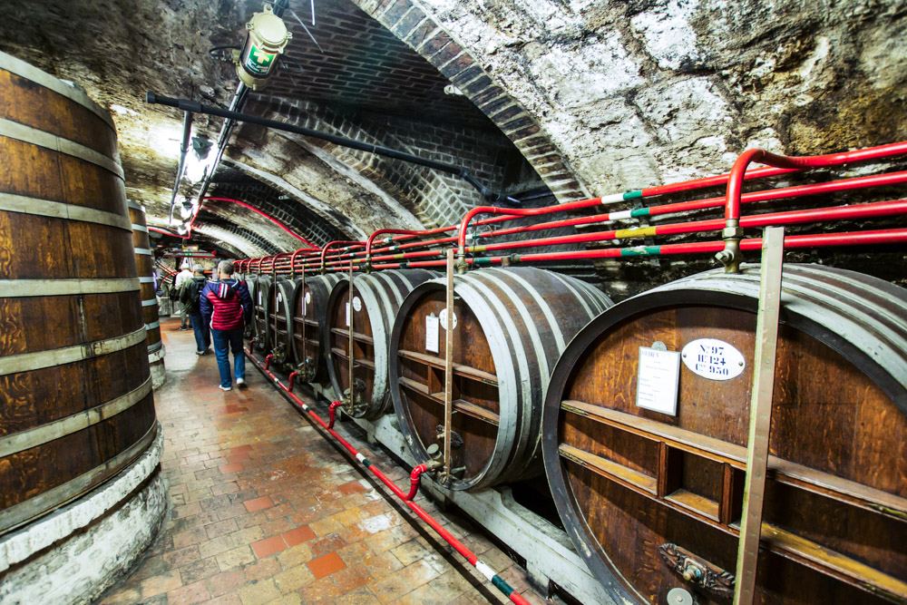 liqueur Benedictine distillery inside palace