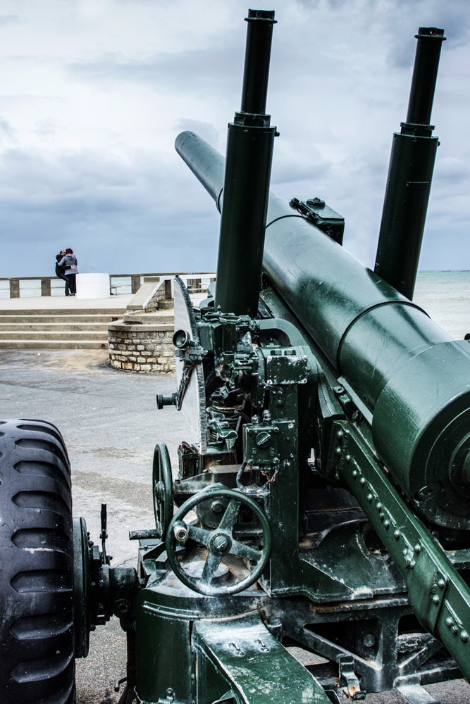 Arromanche - one of the landing sites of the allied troops at the D-day during World War Two