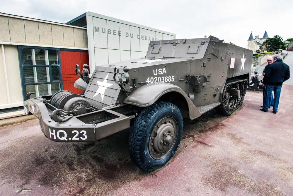 Arromanche - one of the landing sites of the allied troops at the D-day during World War Two