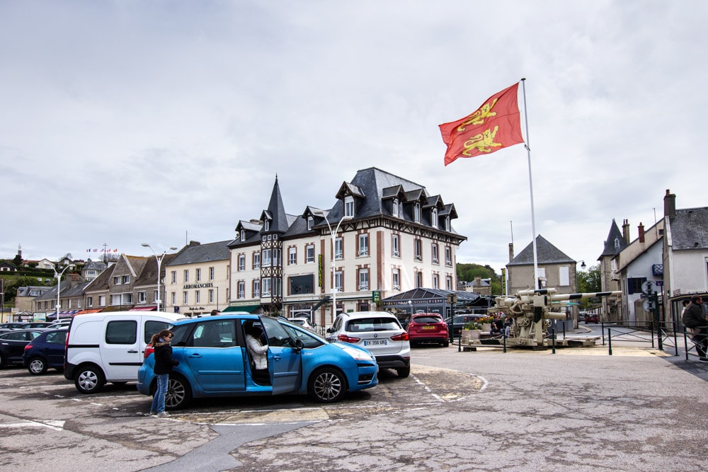 Arromanche - one of the landing sites of the allied troops at the D-day during World War Two