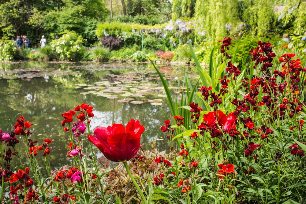 Giverny is best known as the location of Claude Monet's garden and home