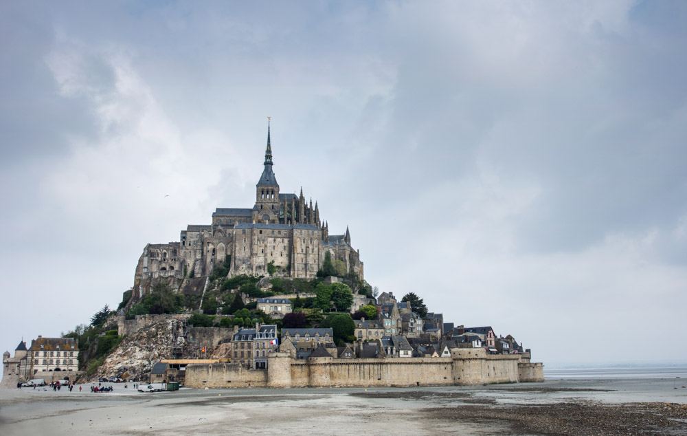 Saint Michael's Mount is a tidal island and mainland commune in Normandy