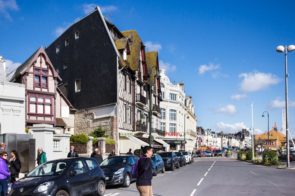 Trouville - small town on the English Channel shore. Very pleasant, quiet and tourist friendly 