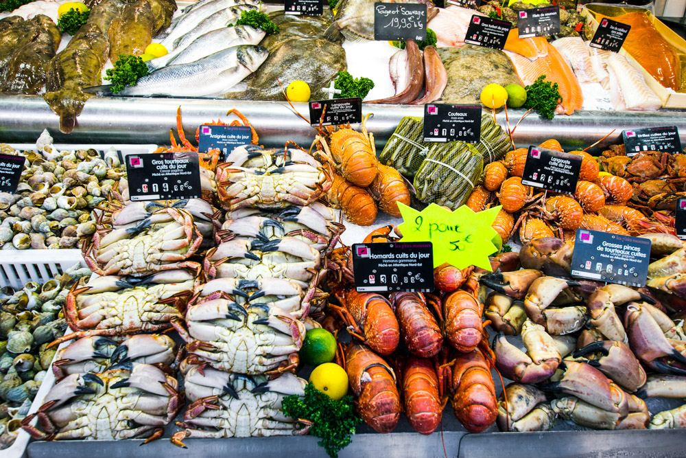 Trouville seafood market